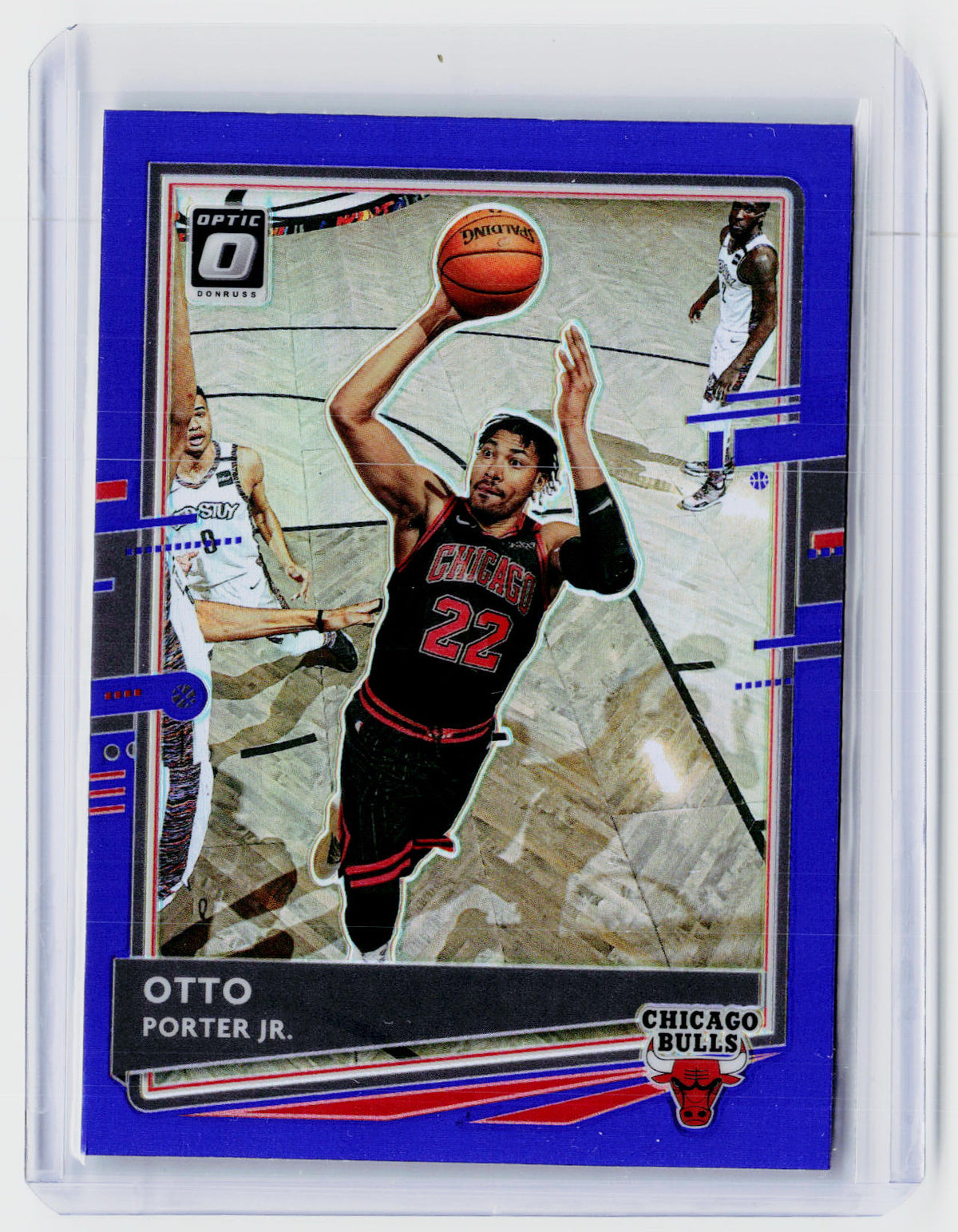 2020-21 Panini Donruss Optic Otto Porter Jr. Blue #80 Chicago Bulls - front