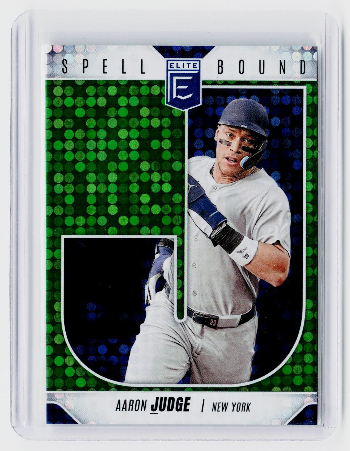 2026 Panini Donruss Elite Spellbound Aaron Judge U Green #14 - front