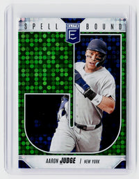 2026 Panini Donruss Elite Spellbound Aaron Judge U Green #14 - front