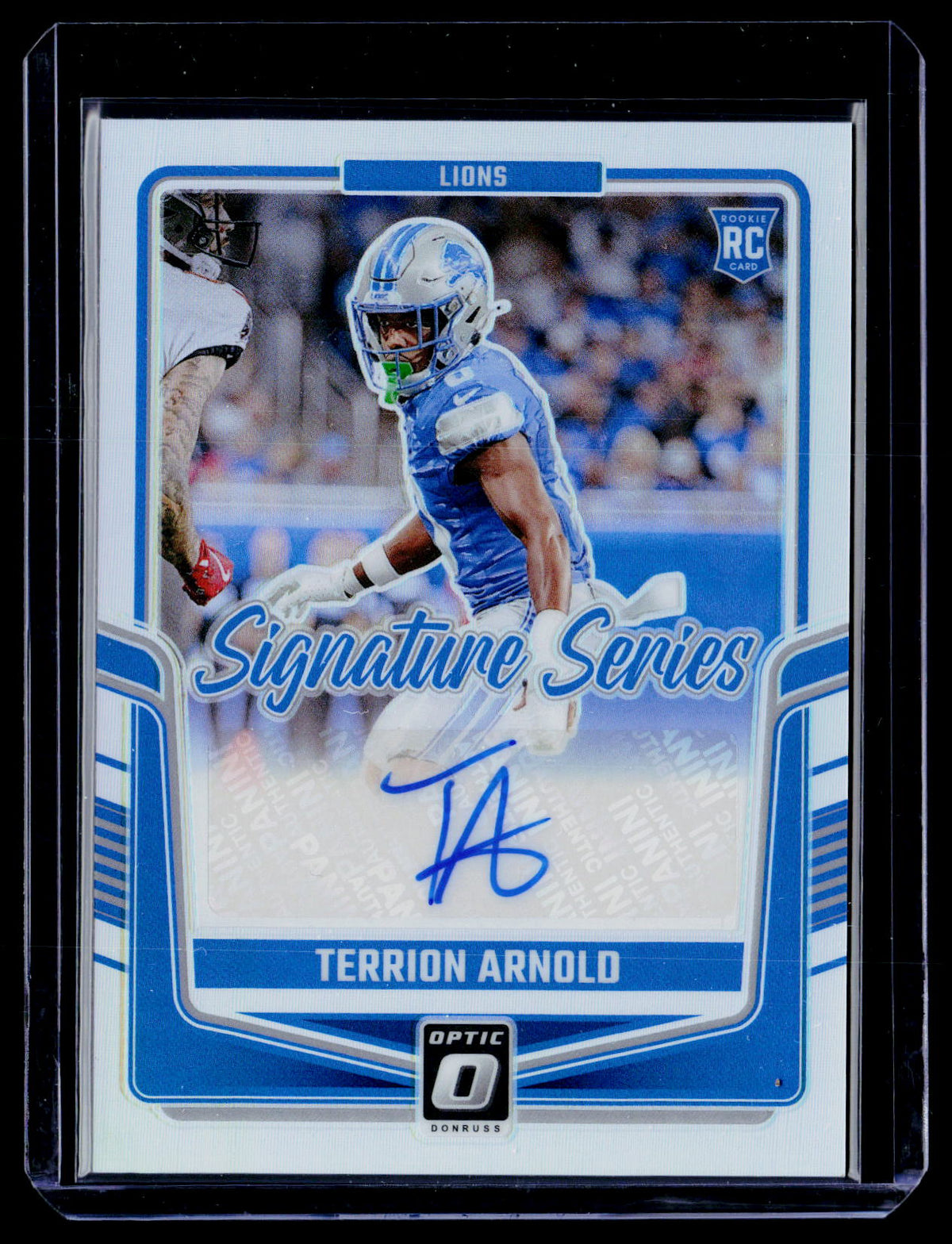 2024 Panini Donruss Optic Football Signature Series Terrion Arnold RC Auto #SSH-TAD - front