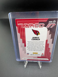 2025 Panini Score Zone Memorabilia James Conner Arizona Cardinals - back