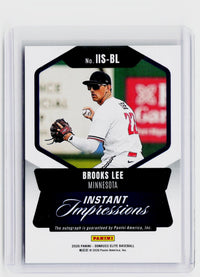 2026 Panini Donruss Elite Instant Impressions Brooks Lee Autograph #IIS-BL - back