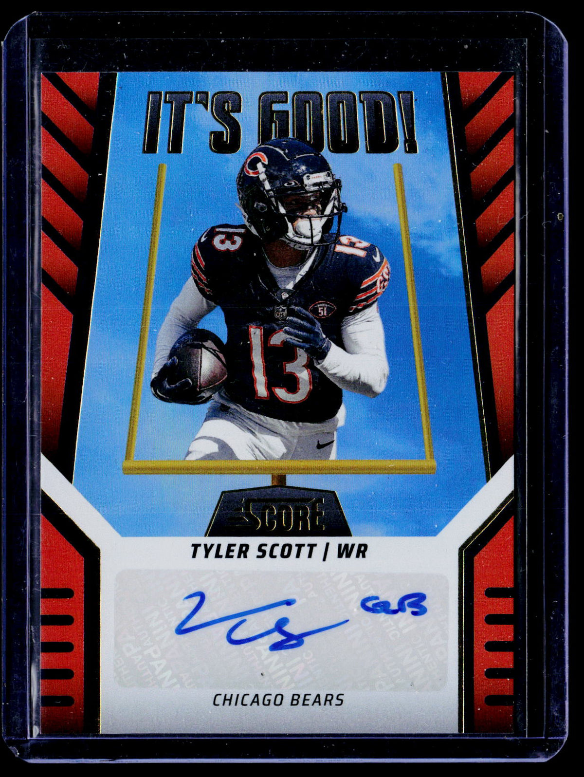 2024 Panini Score It's Good! Tyler Scott Autograph IG-TST Chicago Bears - front