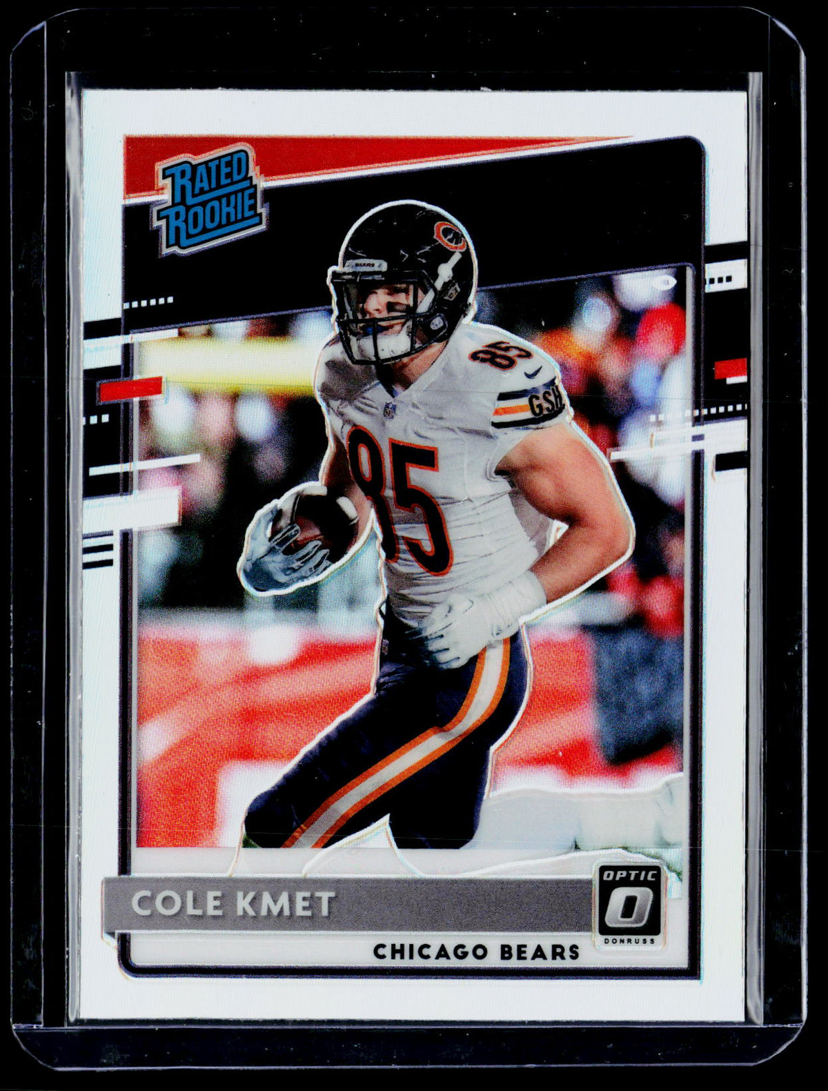 2020 Panini Donruss Optic Rated Rookie Cole Kmet #181 Chicago Bears - front
