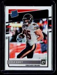 2020 Panini Donruss Optic Rated Rookie Cole Kmet #181 Chicago Bears - front