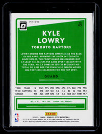 2020-21 Panini Donruss Optic Basketball Kyle Lowry #63 - back