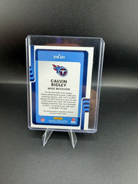 2025 Panini Donruss Threads Calvin Ridley DTH-CRY Memorabilia Card - back