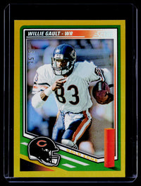 2025 Panini Score Football Willie Gault #207 Gold Zone Bears /50 - front