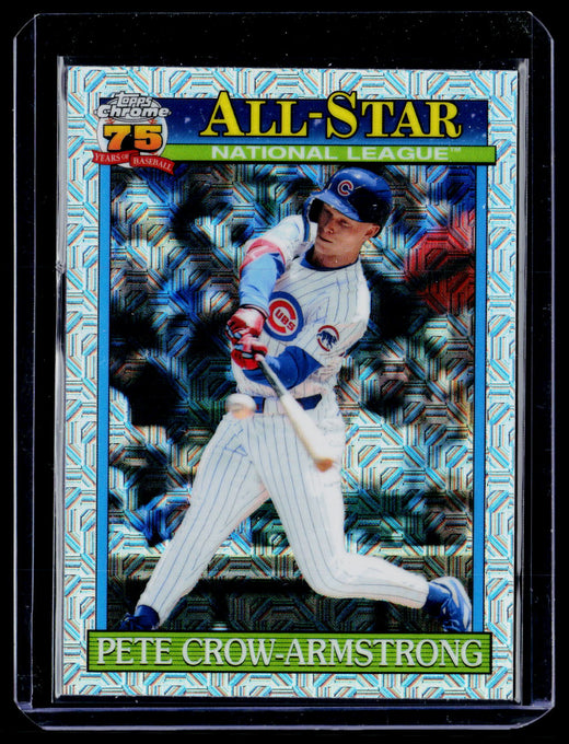 2025 Topps Chrome All-Star Pete Crow-Armstrong 91ASC-26 Chicago Cubs - front