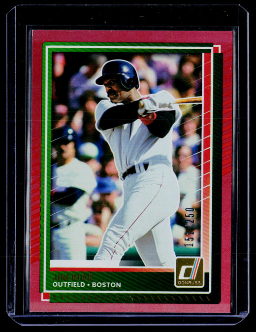 2025 Panini Donruss Jim Rice #34 Boston Baseball Card - front