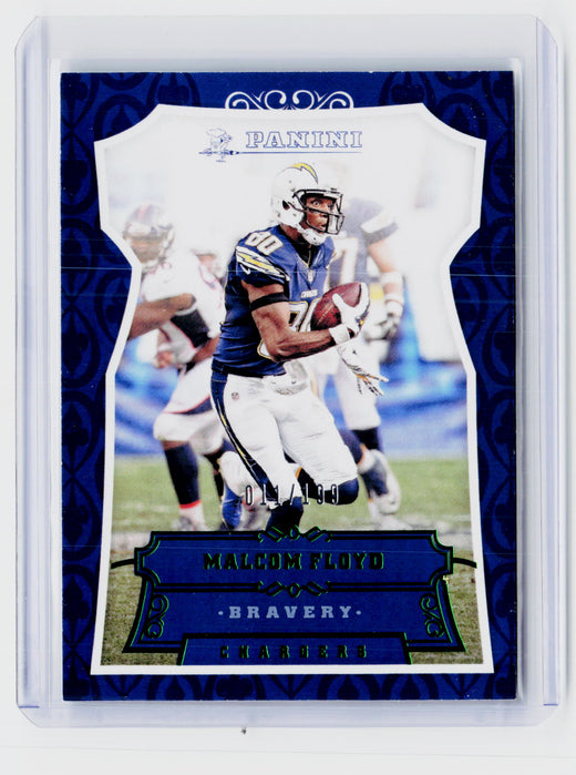 2016 Panini Football Bravery Malcolm Floyd #80 San Diego Chargers - front