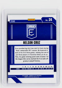 2026 Panini Donruss Elite Baseball Nelson Cruz #24 Texas Rangers - back
