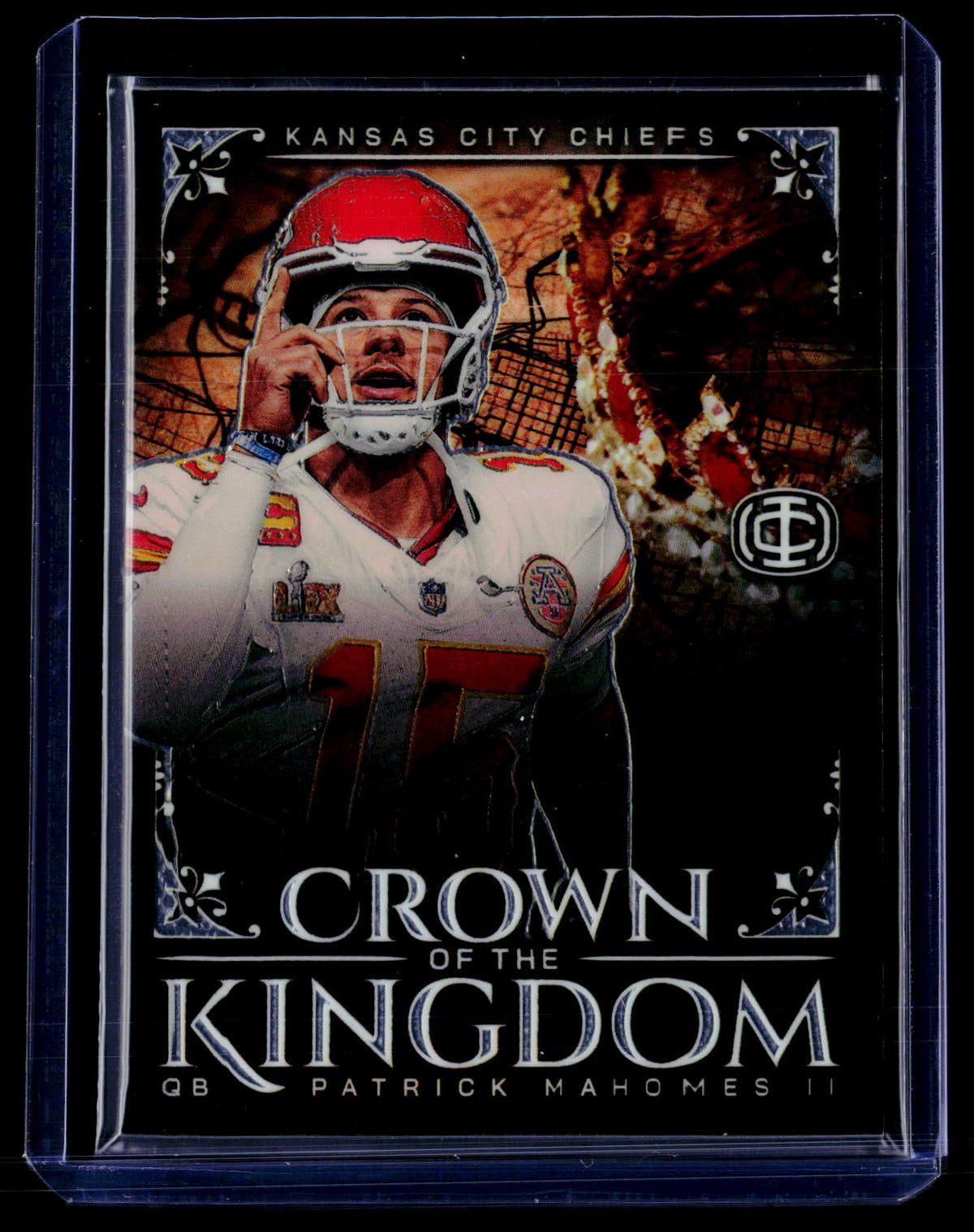2025 Panini Icon Collection Mahomes Crown of the Kingdom CK-1 Patrick Mahomes II - front