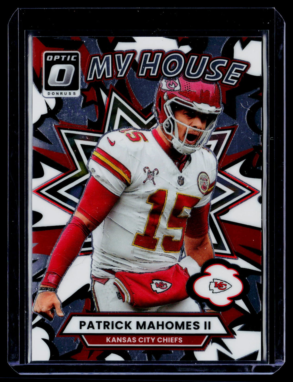 2025 Panini Donruss Optic My House Patrick Mahomes II #6 Kansas City Chiefs - front