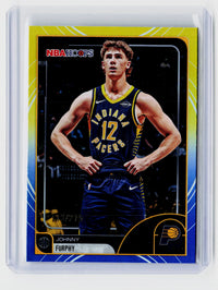 2025-26 Topps NBA Hoops Johnny Furphy Rookie Card #209 /275 - front