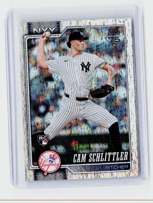 2026 Topps Series 1 Cam Schlittler RC #111 New York Yankees - front