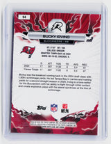 2026 Topps R Football Bucky Irving #94 Tampa Bay Buccaneers - back