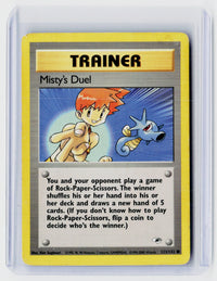 2000 Pokémon Gym Heroes Misty's Duel #123/132 - front