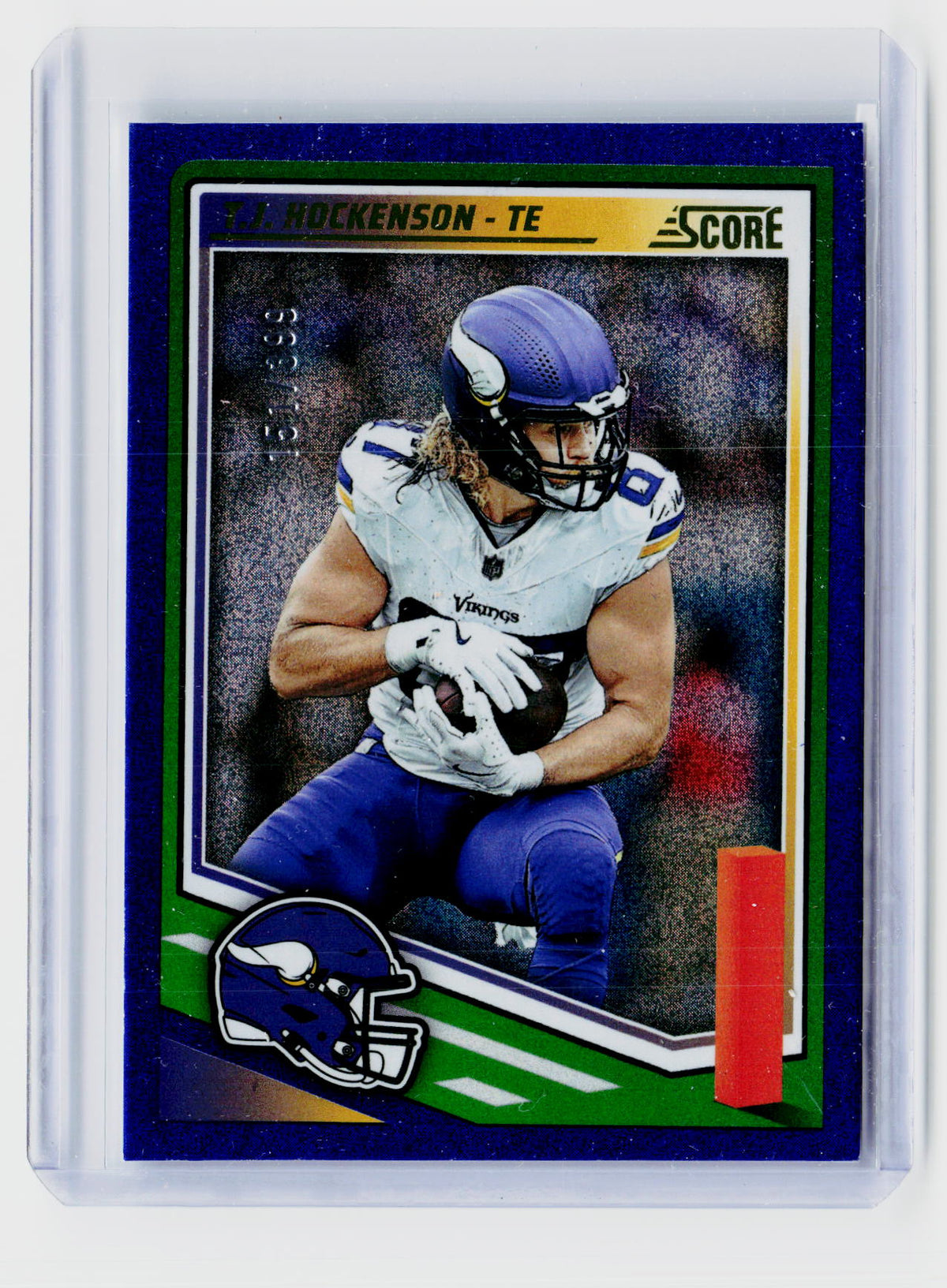 2025 Panini Score Football T.J. Hockenson #101 Minnesota Vikings /399 - front