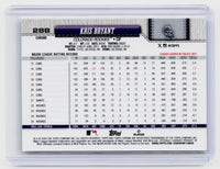 2026 Topps Chrome Kris Bryant Colorado Rockies #288 - back