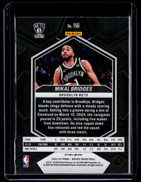 2023-24 Panini Mosaic Basketball Mikal Bridges #156 - back
