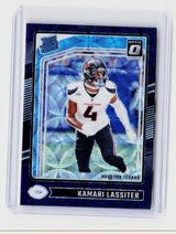 2024 Panini Donruss Optic Blue Hyper Prizm Rated Rookie #261 Kamari Lassiter - front