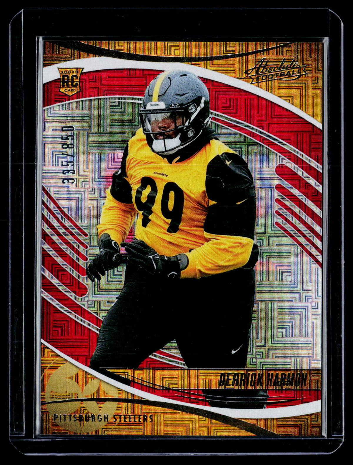 2025 Panini Derrick Harmon #116 Spectrum Rookie Card /850 - front