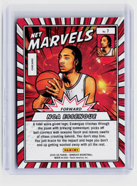 2025-26 Panini Donruss Net Marvels No. 7 Noa Essengue Rookie Card - back