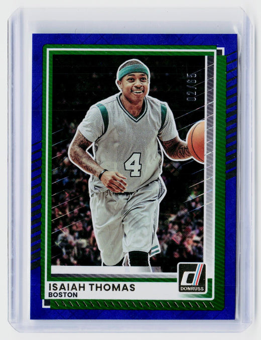 2025-26 Panini Donruss Isaiah Thomas #187 Boston Celtics /25 - front