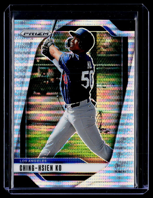 2025 Panini Prizm Baseball Ching-Hsien Ko #149 Pulsar Prizms /499 - front