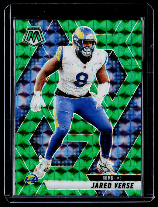 2025 Panini Mosaic Football Jared Verse #8 Mosaic GREEN - front