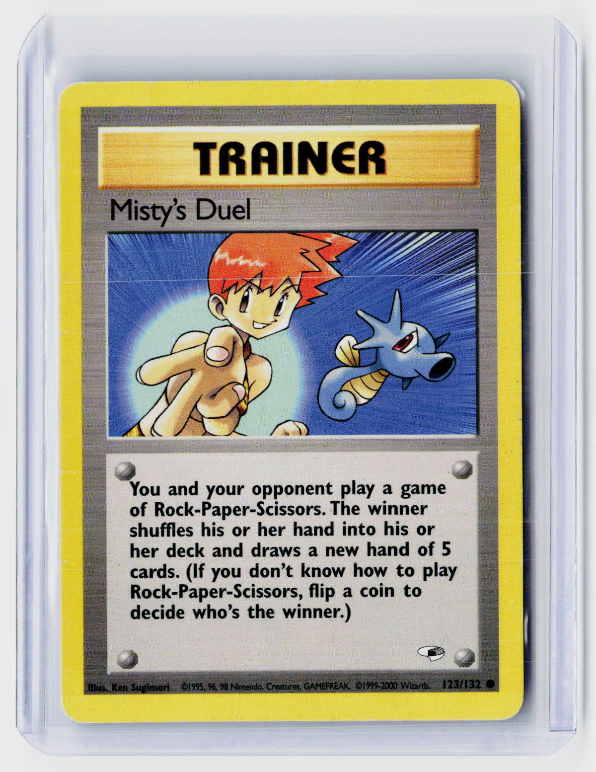 2000 Pokémon Gym Challenge Misty's Duel #123/132 - front