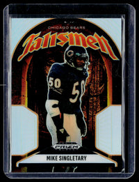 2025 Panini Prizm Black Football Mike Singletary #12 Chicago Bears - front