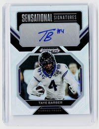 2023 Panini Prizm Draft Picks Sensational Signatures Taye Barber Autograph SS-TBA - front
