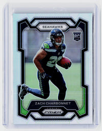 2023 Panini Prizm Football Zach Charbonnet Rookie Card #392 Seattle Seahawks - front