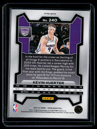 2023-24 Panini Prizm Basketball Kevin Huerter #240 Base - back
