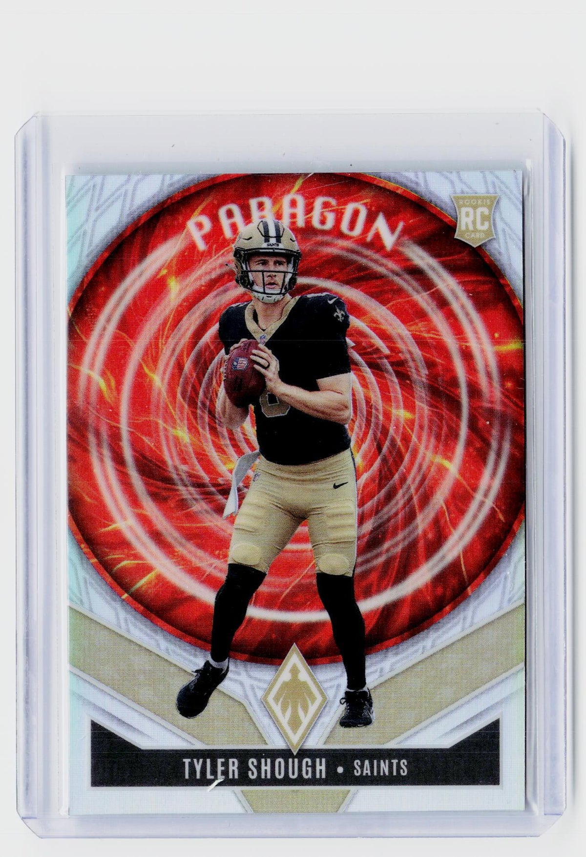 2025 Panini Phoenix Football Tyler Shough Rookie Card #6 New Orleans Saints - front