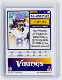 2025 Panini Score Football T.J. Hockenson #101 Minnesota Vikings /399 - back