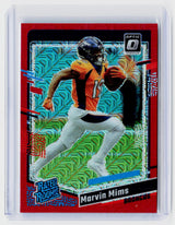 2023 Panini Donruss Optic Football Marvin Mims Jr. Rated Rookie #231 Denver Broncos - front