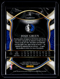 2020-21 Panini Select Basketball Josh Green Rookie #78 Concourse - back