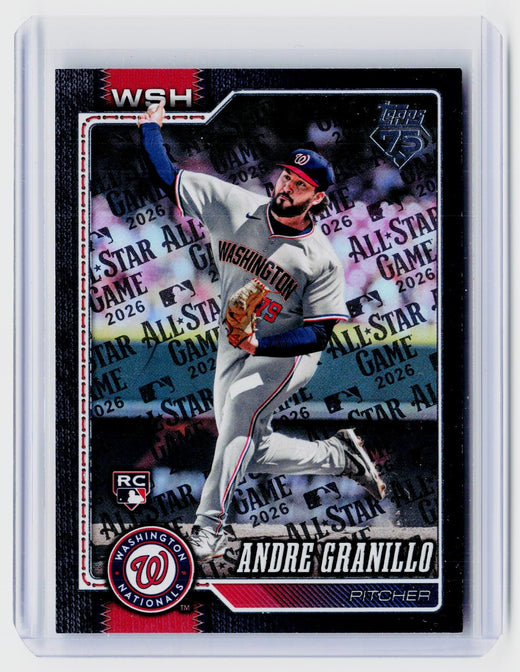 2026 Topps Series Two Andre Granillo RC All-Star Game Variation #674 /10 - front