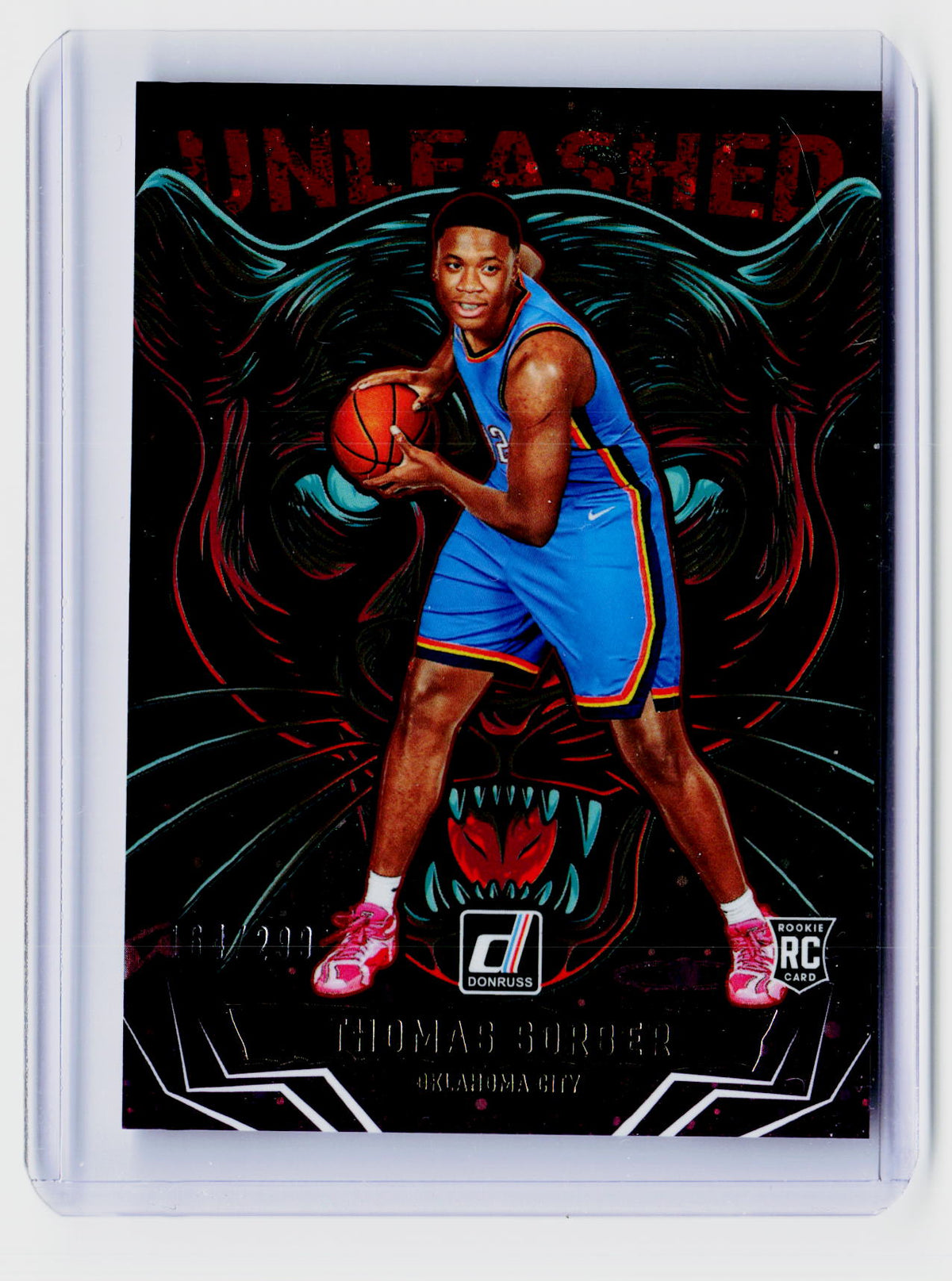 2025-26 Panini Donruss Basketball Unleashed Thomas Sorber Rookie #18 /299 - front