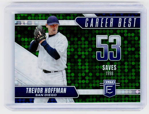 2026 Panini Donruss Elite Baseball Career Best Trevor Hoffman #8 San Diego Padres - front