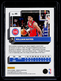 2022-23 Panini Donruss Basketball Killian Hayes #46 - back