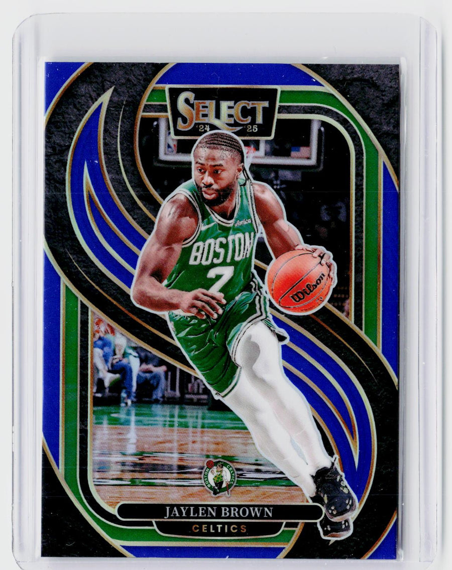 2024-25 Panini Select Basketball Jaylen Brown Premier Level #146 Prizm - front