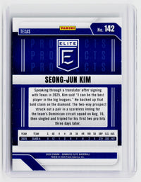 2026 Panini Donruss Elite Baseball Prospects #142 Seong-Jun Kim /399 - back