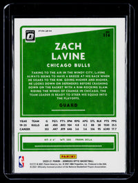 2020-21 Panini Donruss Optic Basketball Zach LaVine #116 - back