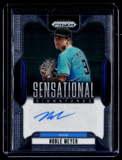 2025 Panini Prizm Baseball Sensational Signatures Noble Meyer Auto #SS-NM - front
