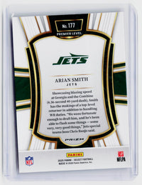 2025 Panini Select Football Arian Smith Rookie Premier Level #177 New York Jets - back