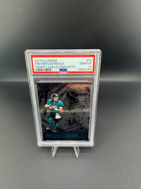 2021 Panini Illusions Trophy Collection Dots Trevor Lawrence #59 PSA 10 - front